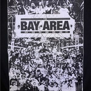 Vintage Bay Area Rap Collage Hyphy Shirt